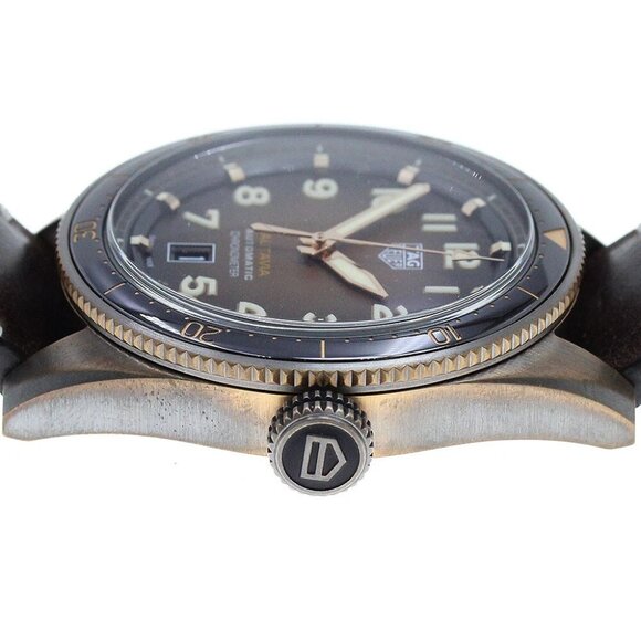 TAG HEUER Otavia WBE5191 Caliber 5 Brown Dial Automatic Men's Watch - Picture 5 of 7